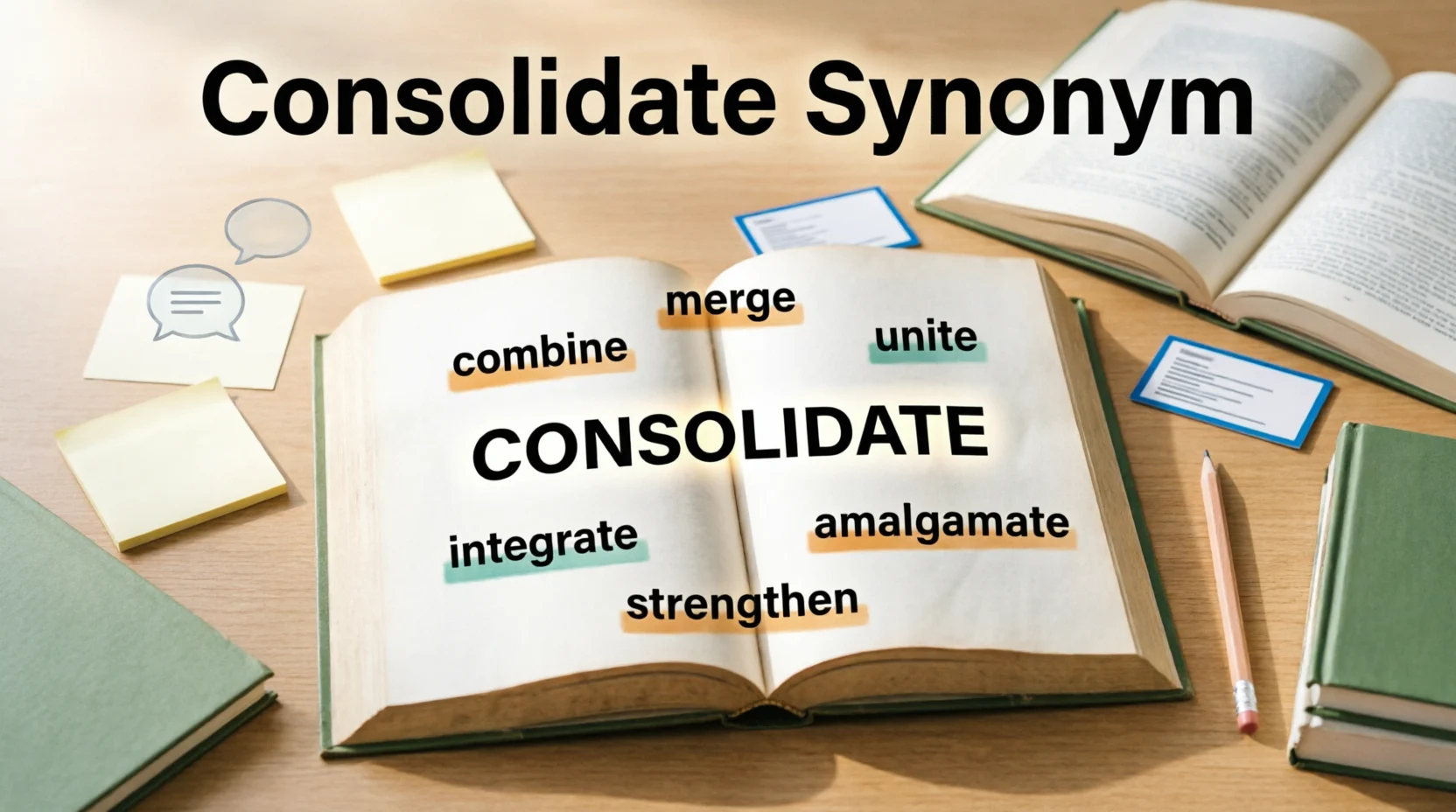 Consolidate Synonym