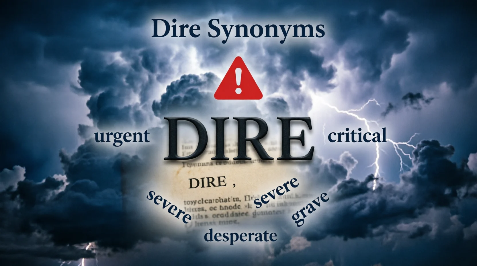 Dire Synonym