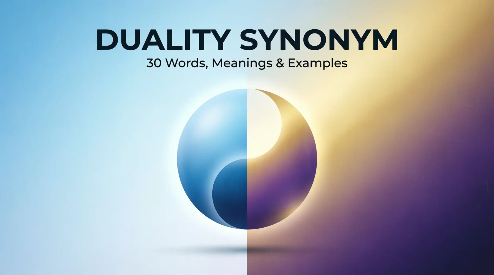 Synonyms for Duality