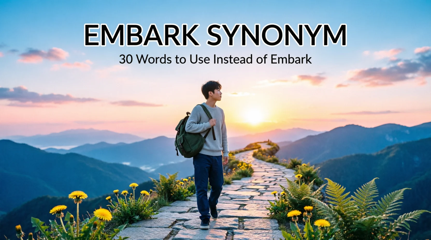 Synonyms for Embark